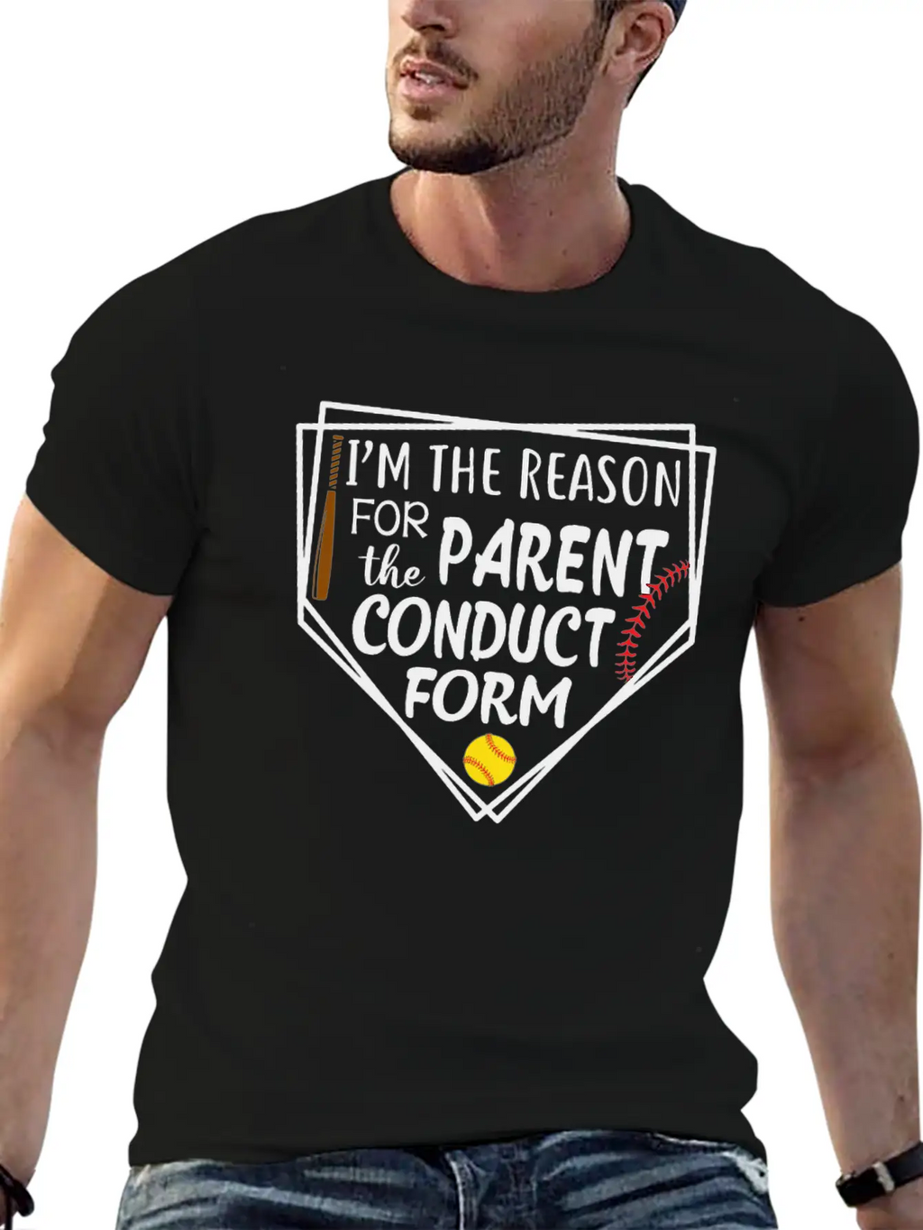 I'm The Reason For The Parent Conduct Form Breathable Graphic T-Shirt – Perfect For Casual Days