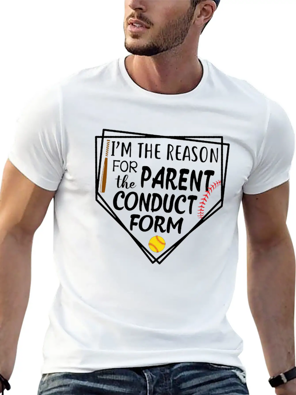 I'm The Reason For The Parent Conduct Form Breathable Graphic T-Shirt – Perfect For Casual Days