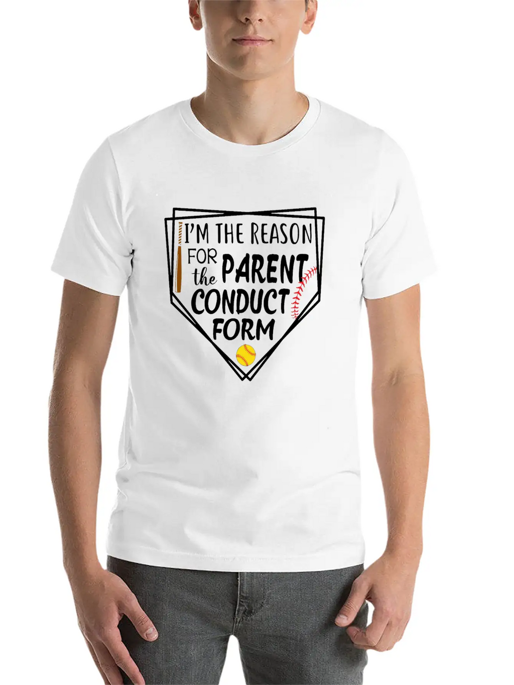 I'm The Reason For The Parent Conduct Form Breathable Graphic T-Shirt – Perfect For Casual Days