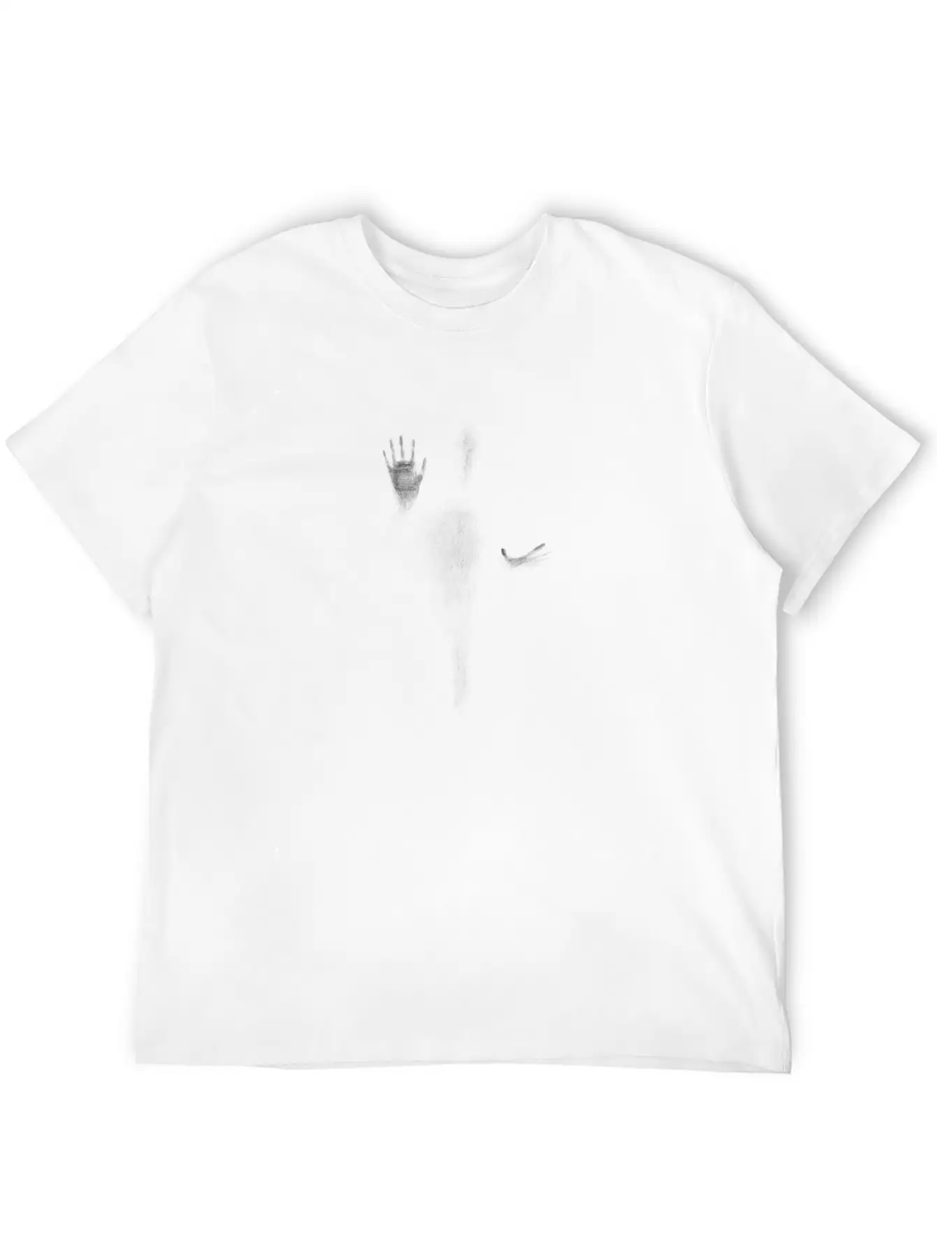 Im The Shadow On Glass Basic Graphic T-Shirt – Daily Comfort In Soft Cotton