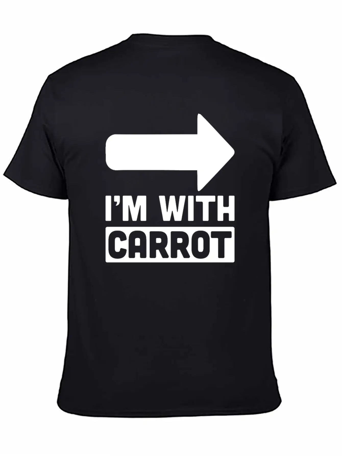 I'm With Carrot Arrow Right Vegetable Sarcastic Timeless Short Sleeve Tee – Comfy And Minimalist Design