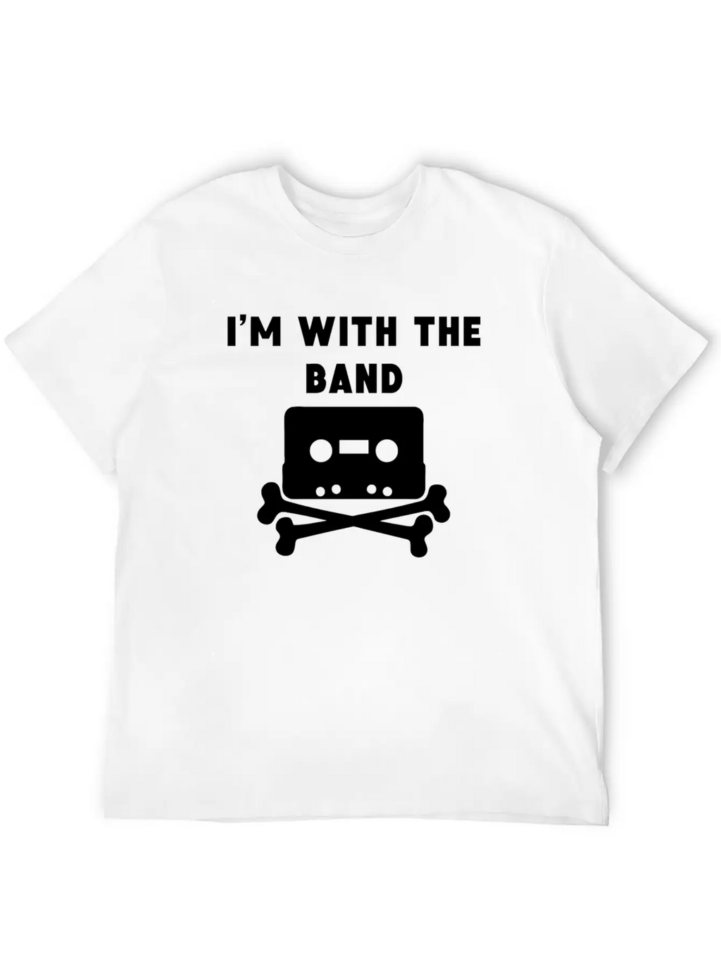 I'm With The Band Breathable Graphic T-Shirt – Perfect For Casual Days