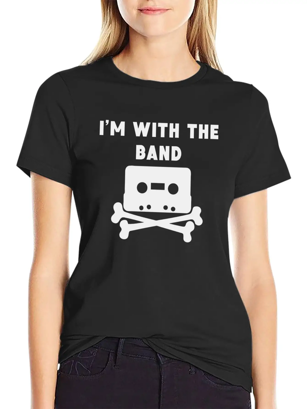I'm With The Band Breathable Graphic T-Shirt – Perfect For Casual Days