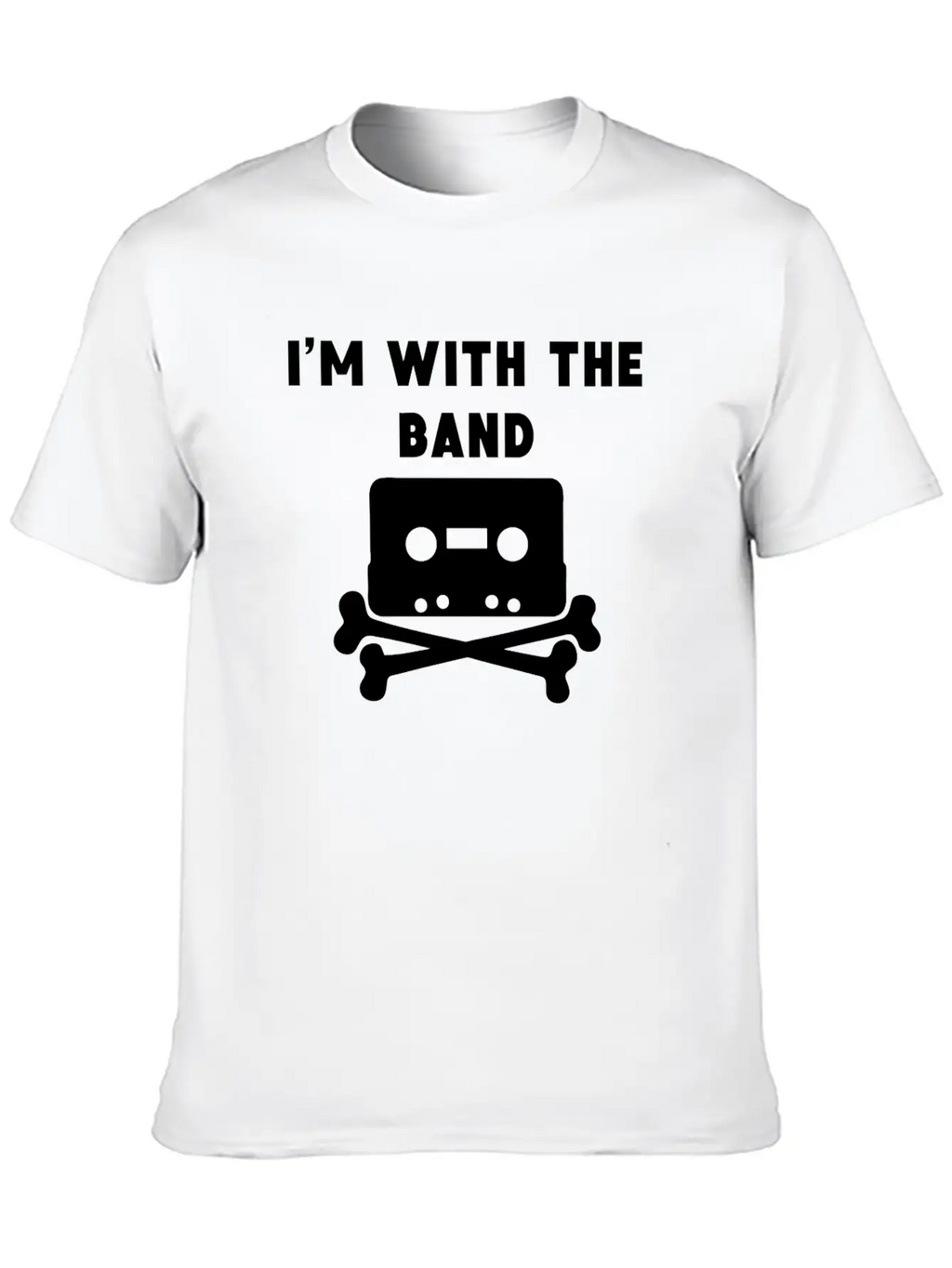 I'm With The Band Breathable Graphic T-Shirt – Perfect For Casual Days