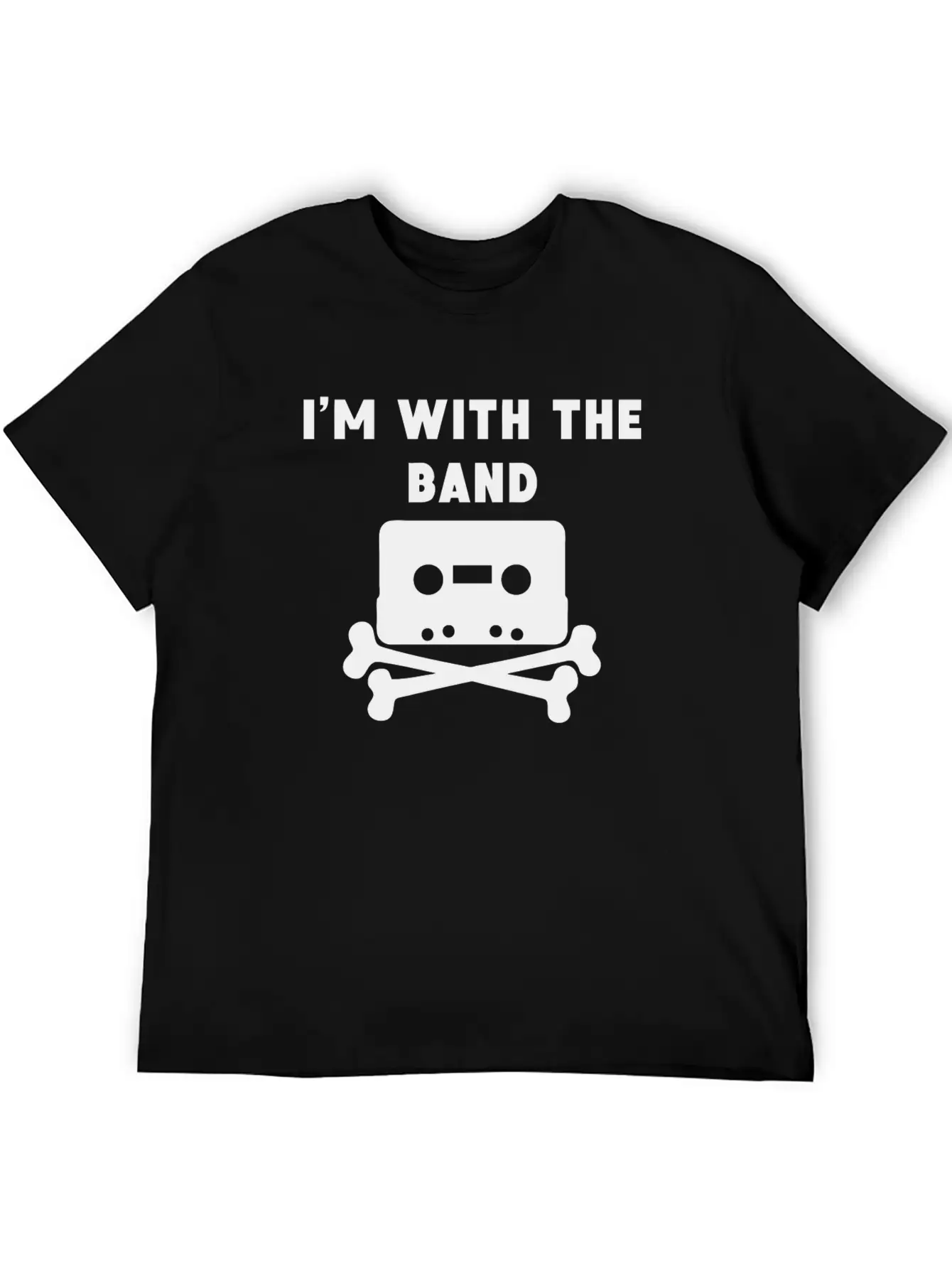 I'm With The Band Breathable Graphic T-Shirt – Perfect For Casual Days