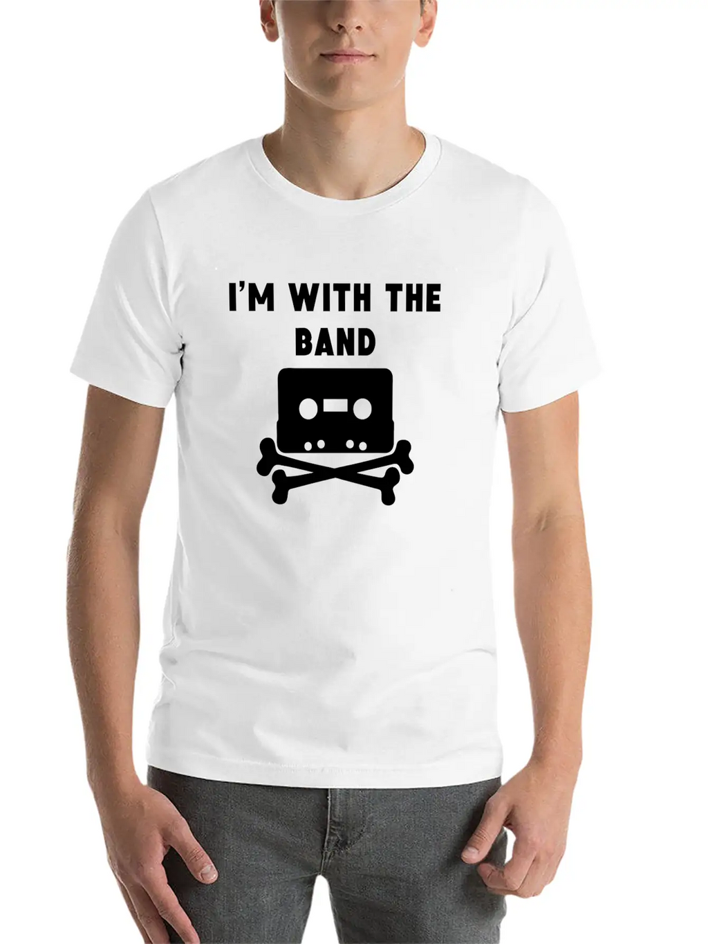 I'm With The Band Breathable Graphic T-Shirt – Perfect For Casual Days