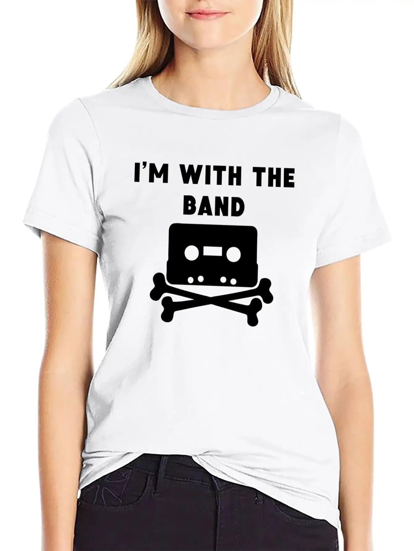 I'm With The Band Breathable Graphic T-Shirt – Perfect For Casual Days