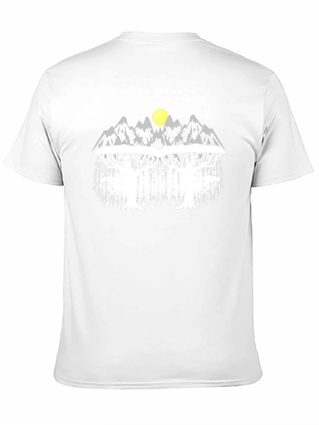 Mountain & Tree Graphic Tee - Nature Inspired Design