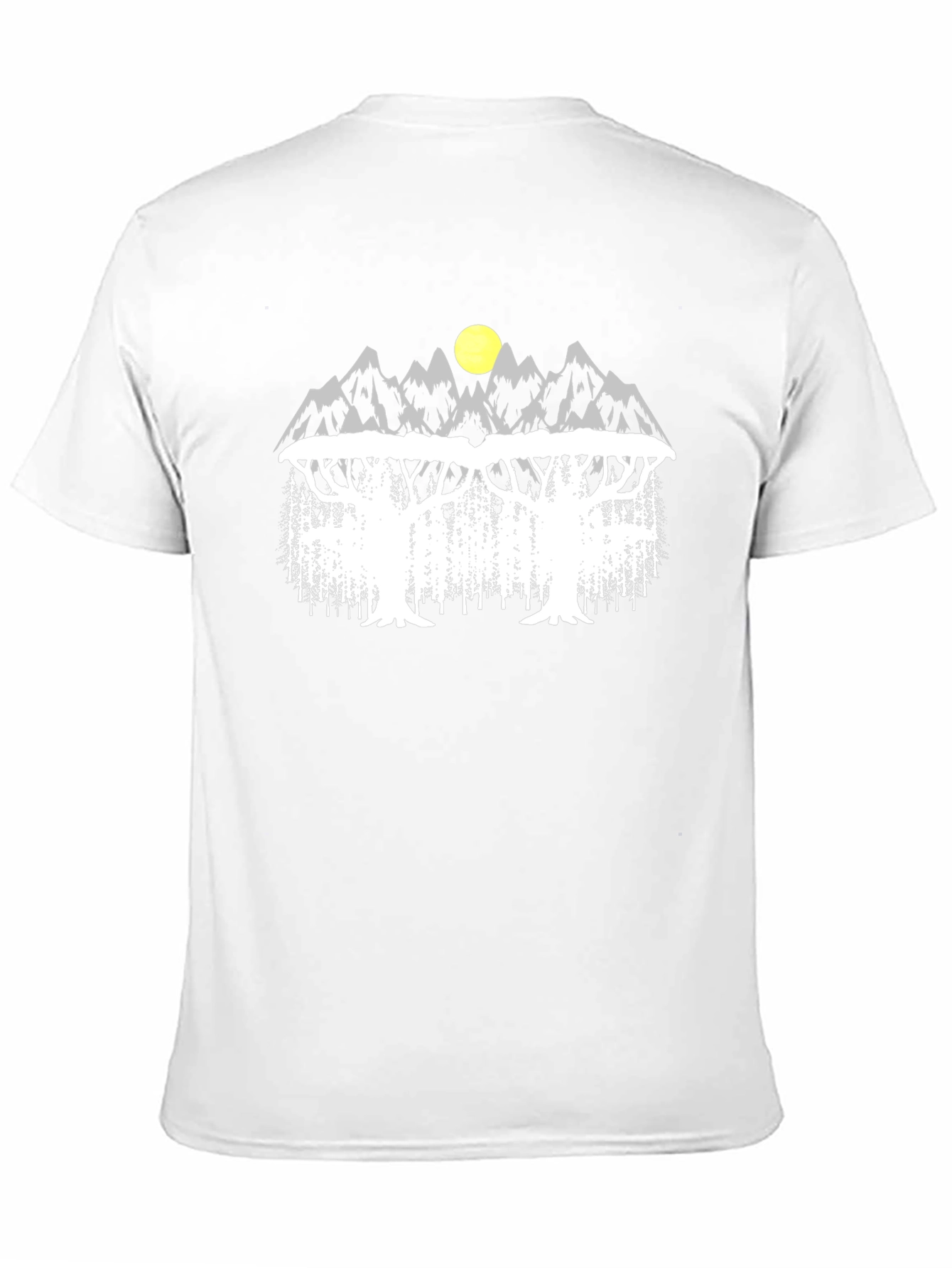 Mountain & Tree Graphic Tee - Nature Inspired Design