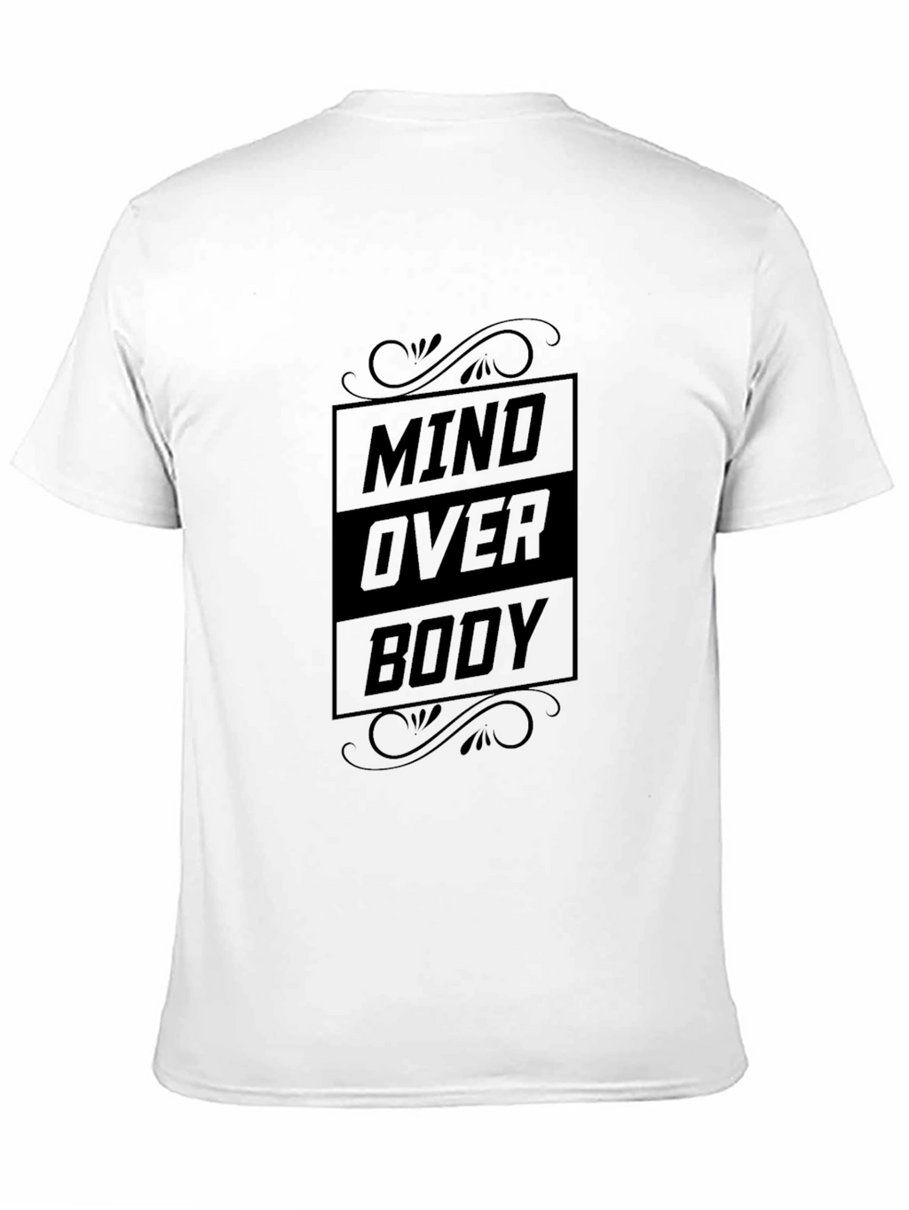 Mind Over Body Graphic Tee - Black