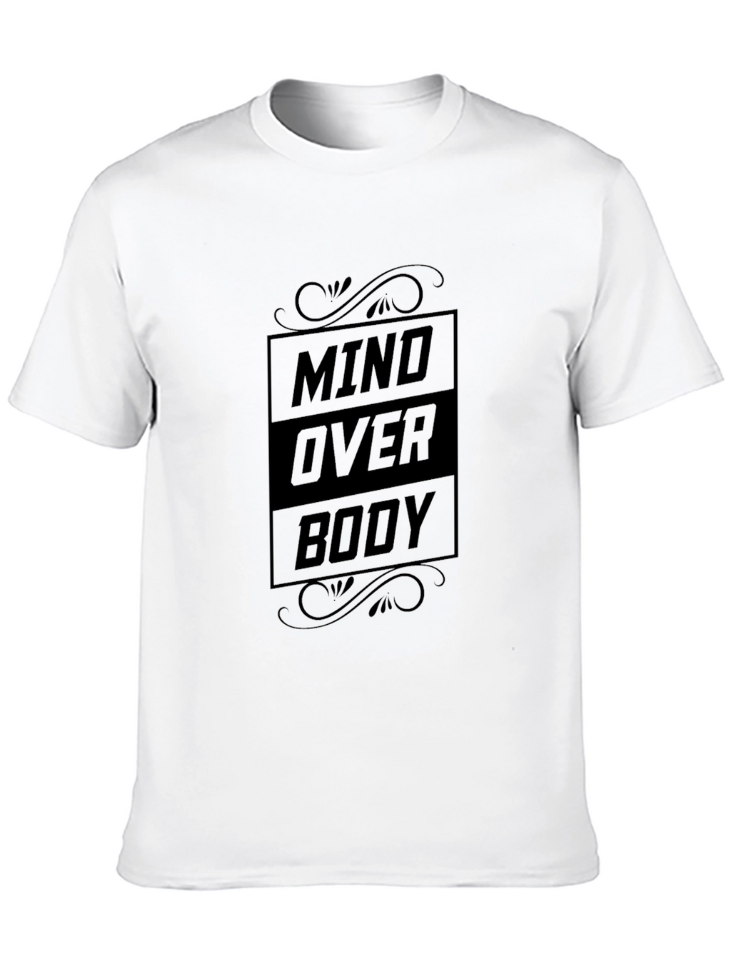 Mind Over Body Graphic Tee - Black