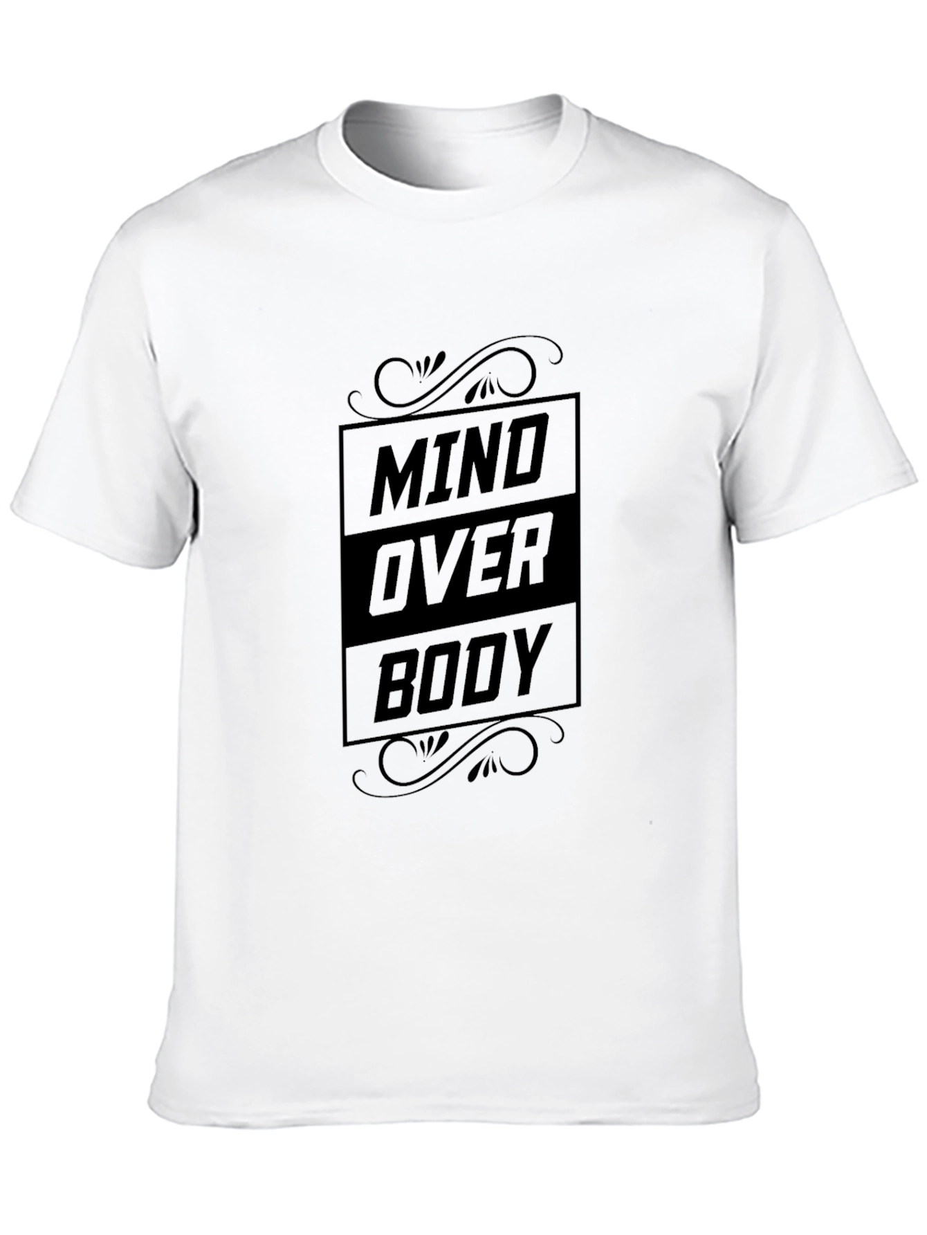 Mind Over Body Graphic Tee - Black