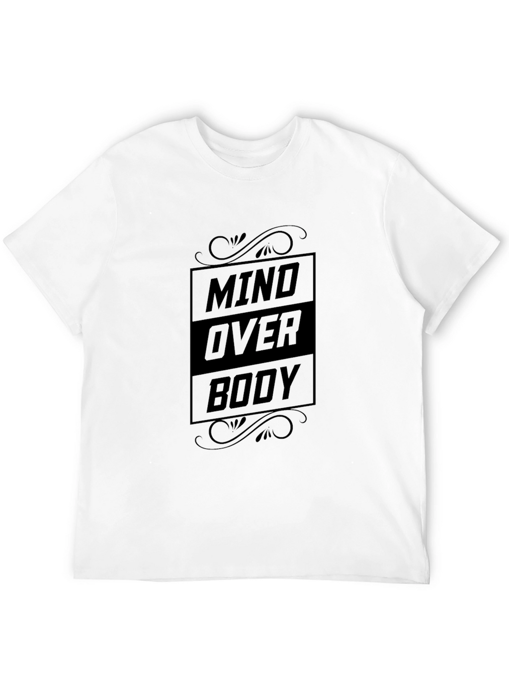 Mind Over Body Graphic Tee - Black