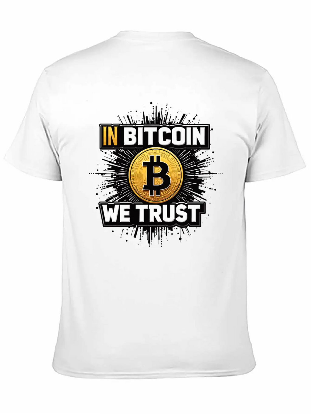 In Bitcoin We Trust Cryptocurrency BTC Bitcoin Timeless Short Sleeve Tee – Comfy And Minimalist Design
