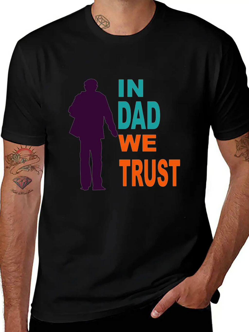 In Dad We Trust Classic Cotton Tee – Unisex Comfort For Any Season