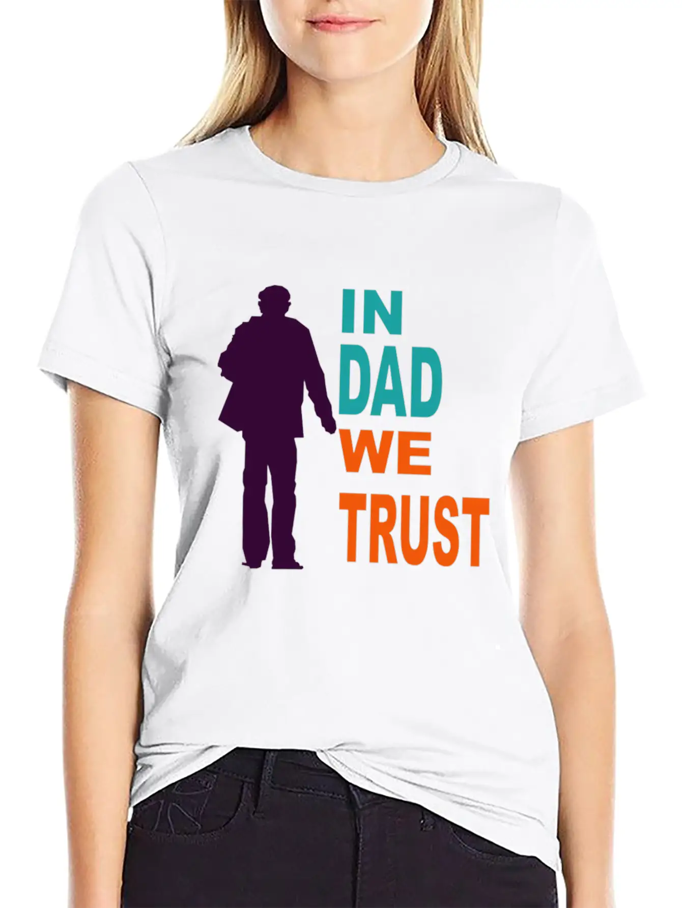 In Dad We Trust Classic Cotton Tee – Unisex Comfort For Any Season