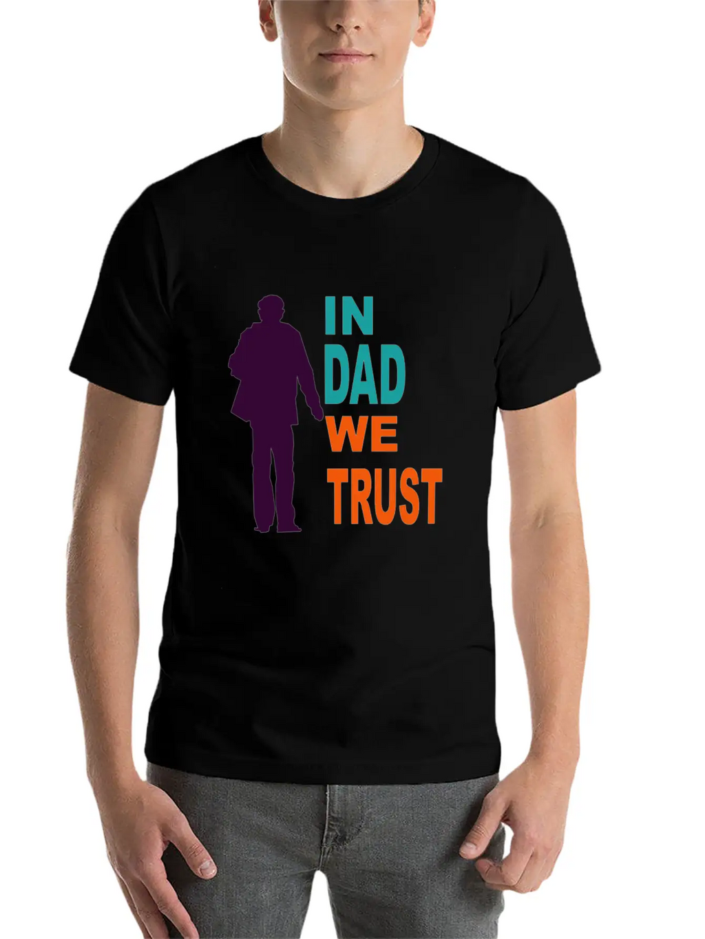 In Dad We Trust Classic Cotton Tee – Unisex Comfort For Any Season