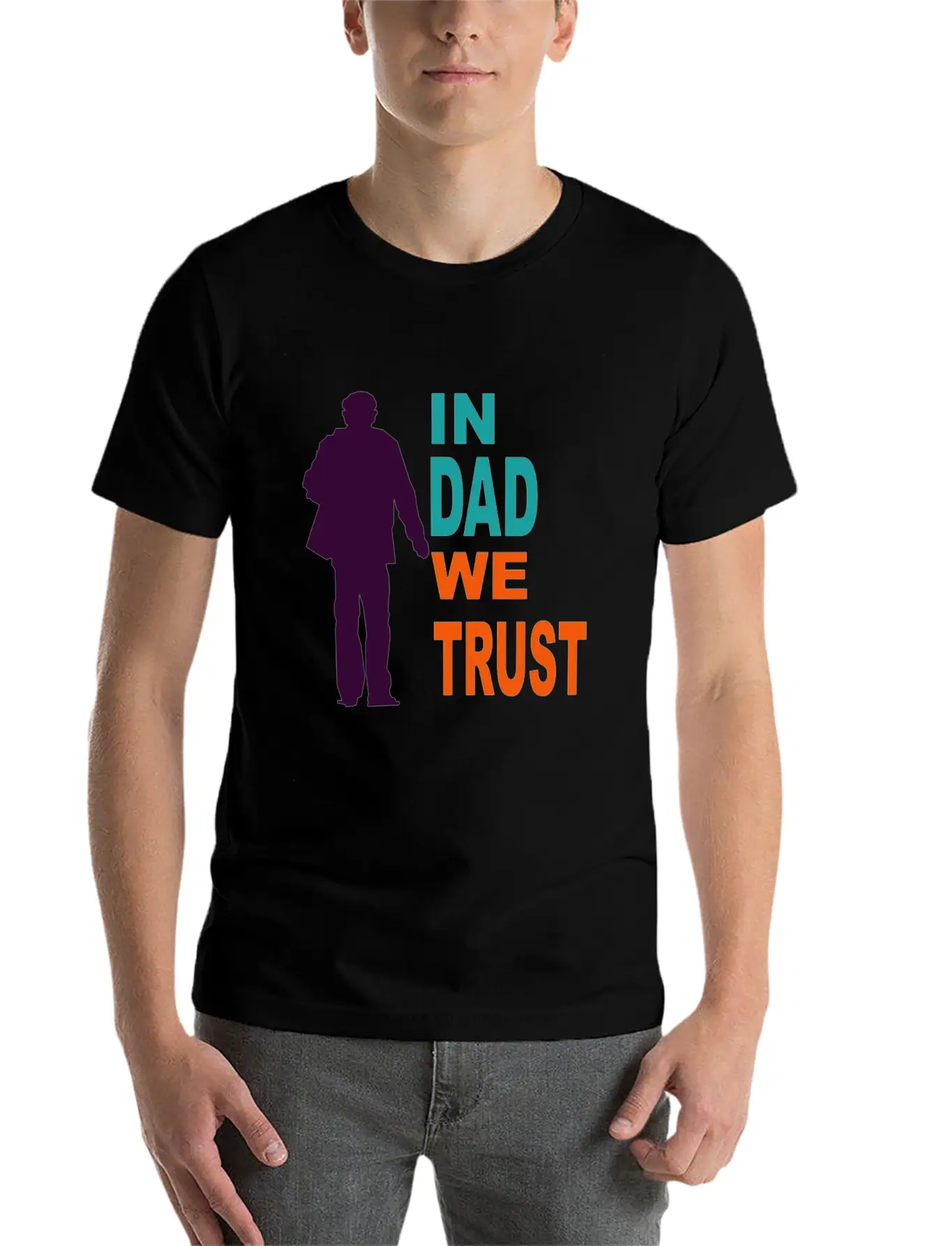 In Dad We Trust Classic Cotton Tee – Unisex Comfort For Any Season