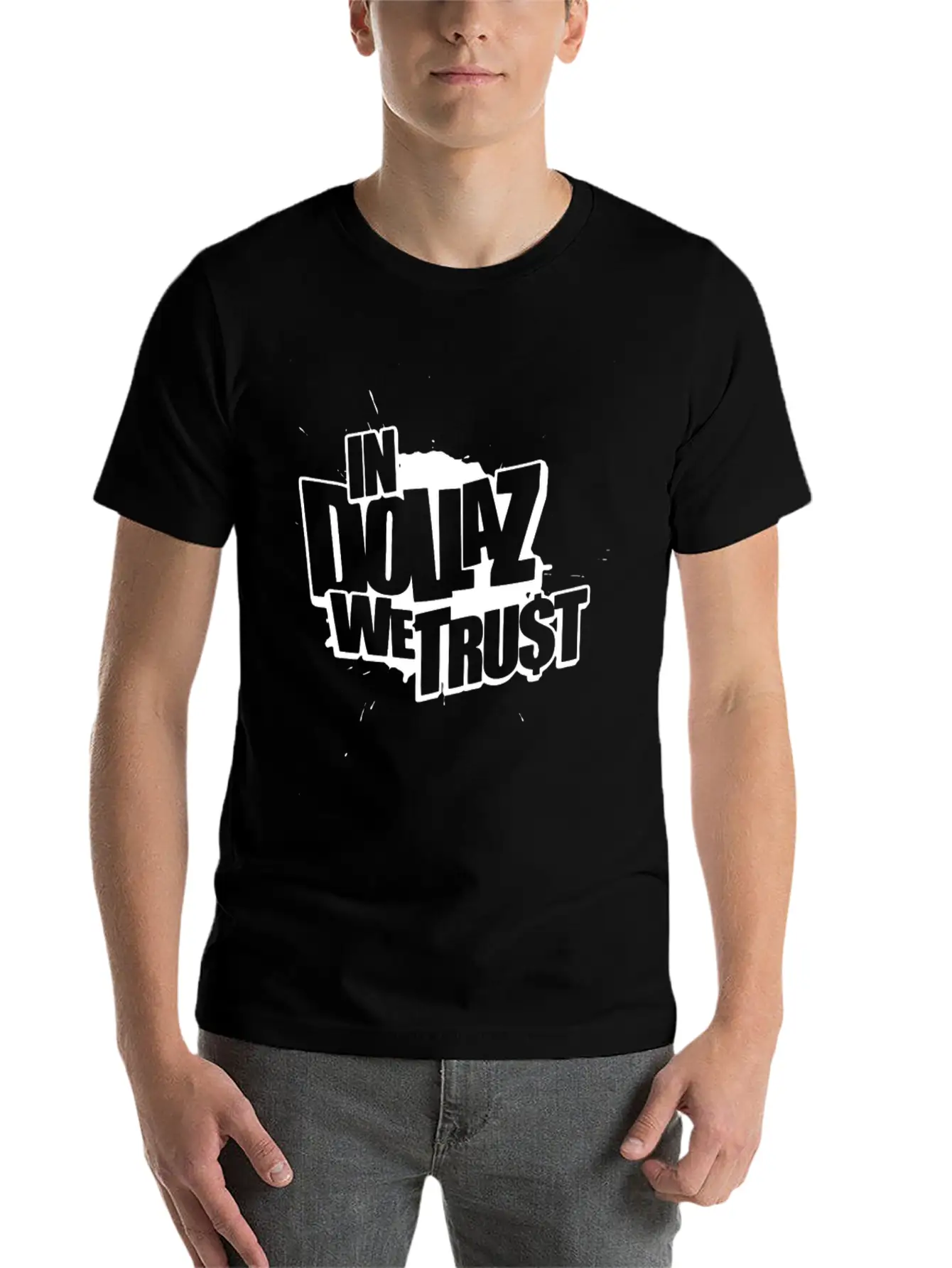 In Dollaz We Trust Unisex Casual T-Shirt – Clean Design For Daily Comfort