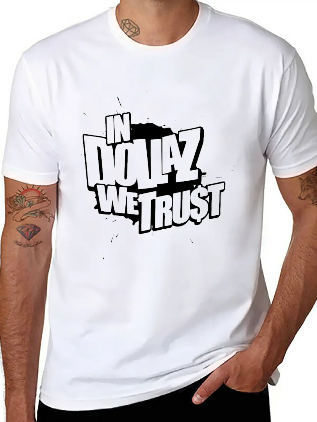 In Dollaz We Trust Unisex Casual T-Shirt – Clean Design For Daily Comfort