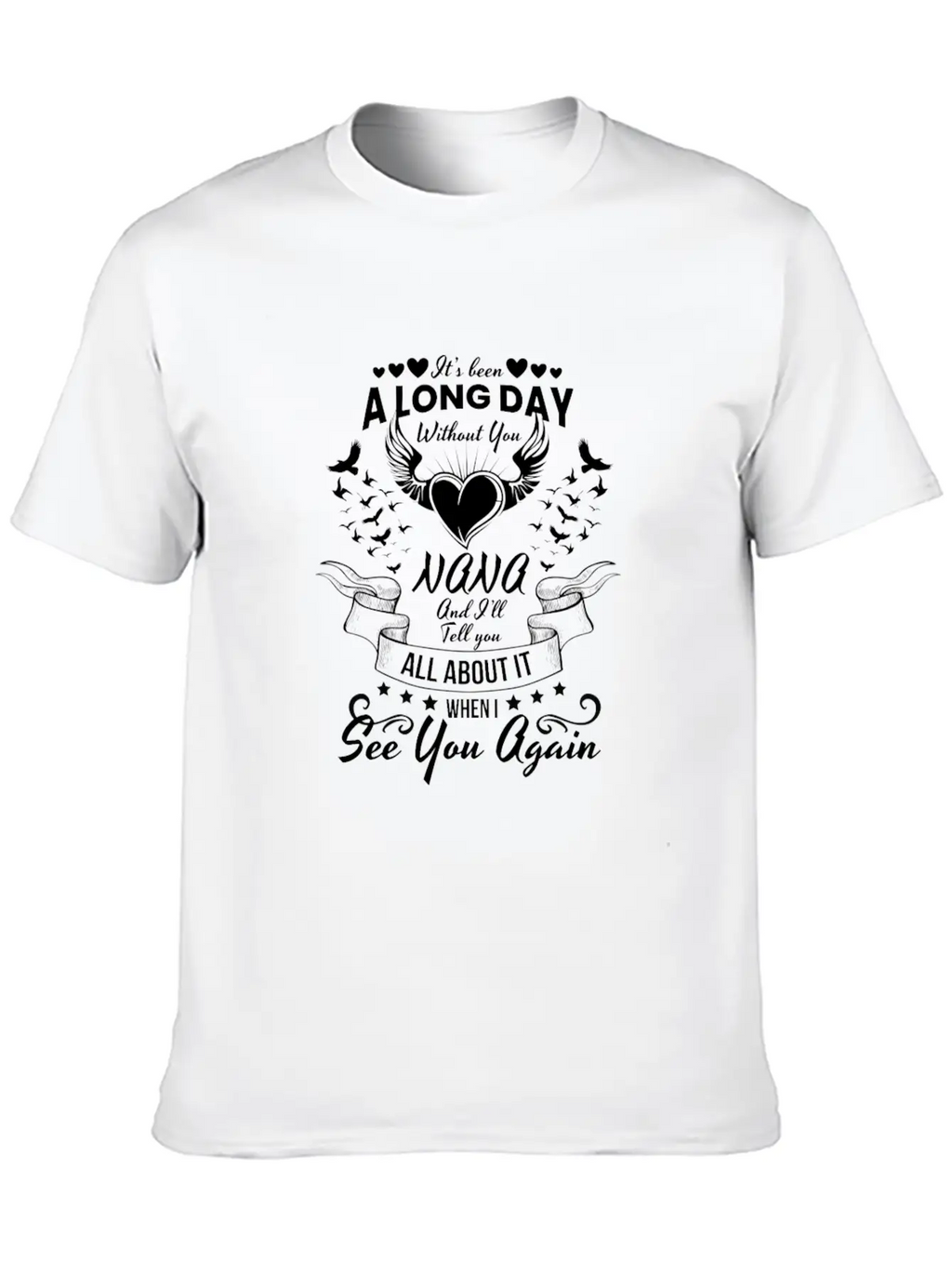 In Memory Of Your Nana Grandmother Grandma Classic Cotton Tee – Unisex Comfort For Any Season