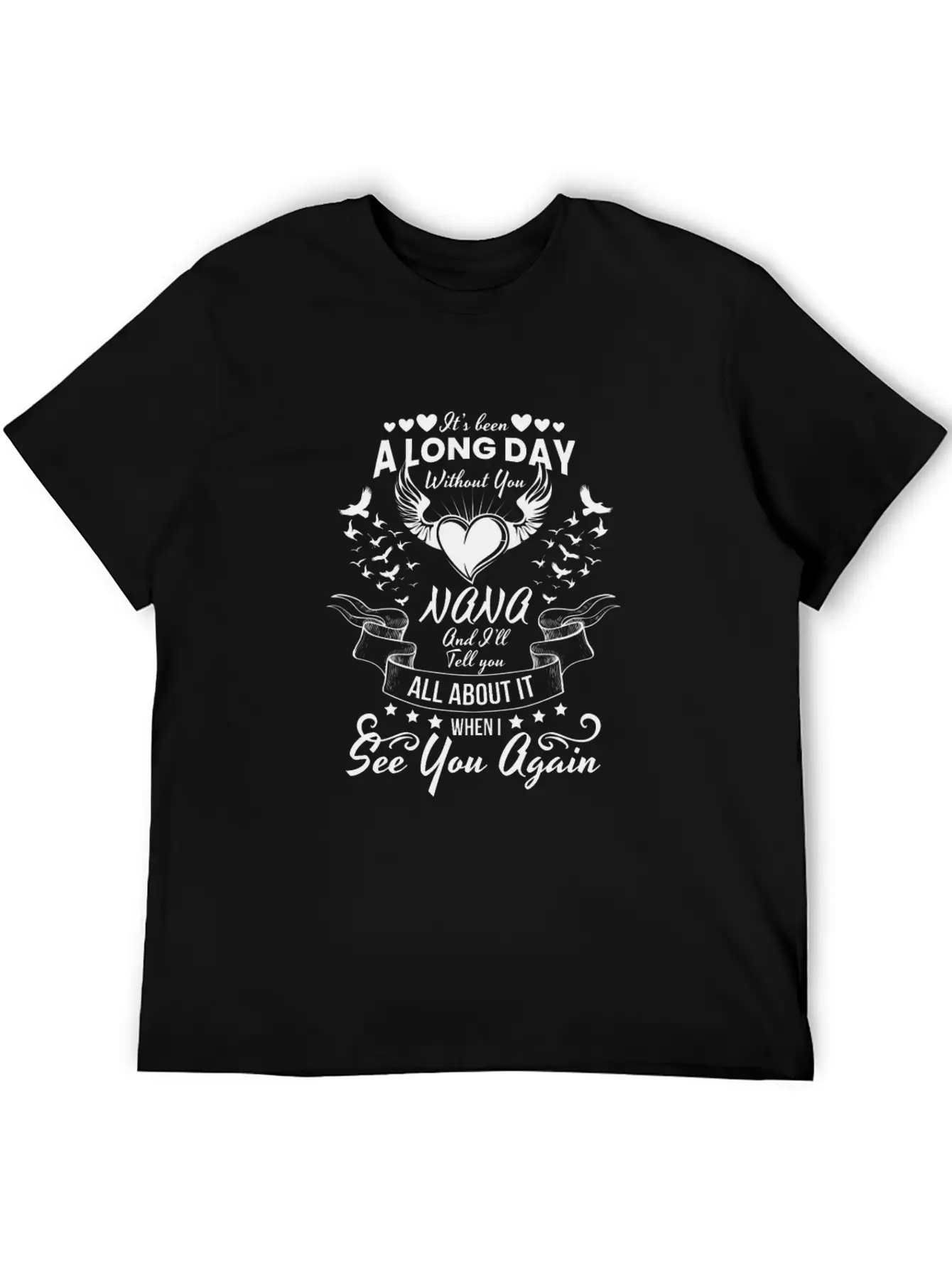In Memory Of Your Nana Grandmother Grandma Classic Cotton Tee – Unisex Comfort For Any Season