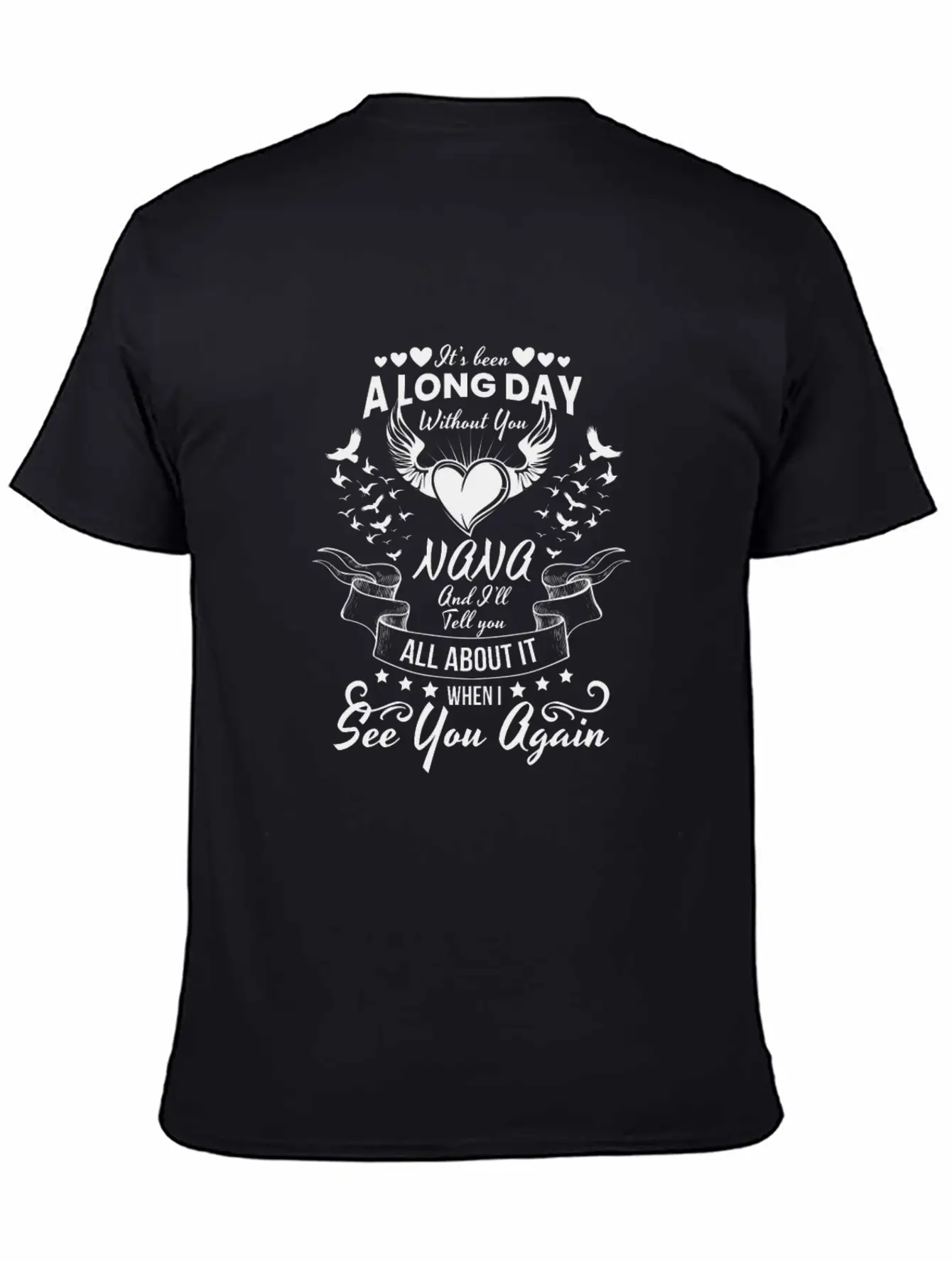 In Memory Of Your Nana Grandmother Grandma Classic Cotton Tee – Unisex Comfort For Any Season