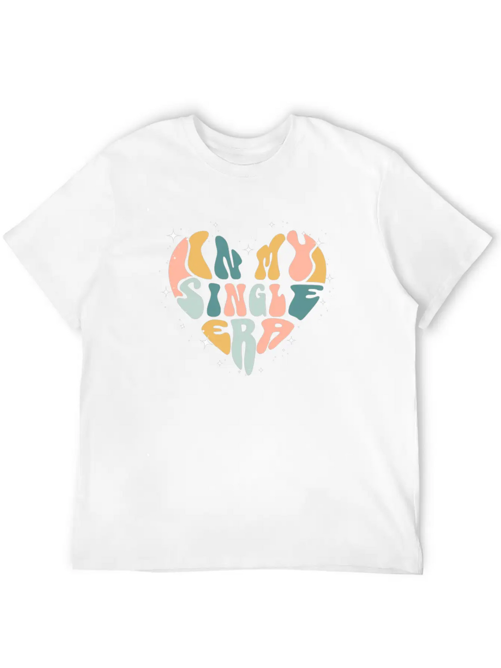 In My Single Era Funny Single Life Essential Cotton Tee For Daily Outfits – Unisex Style