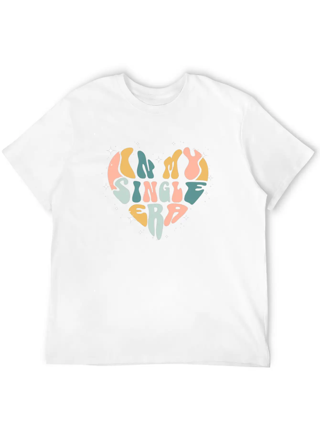In My Single Era Funny Single Life Essential Cotton Tee For Daily Outfits – Unisex Style