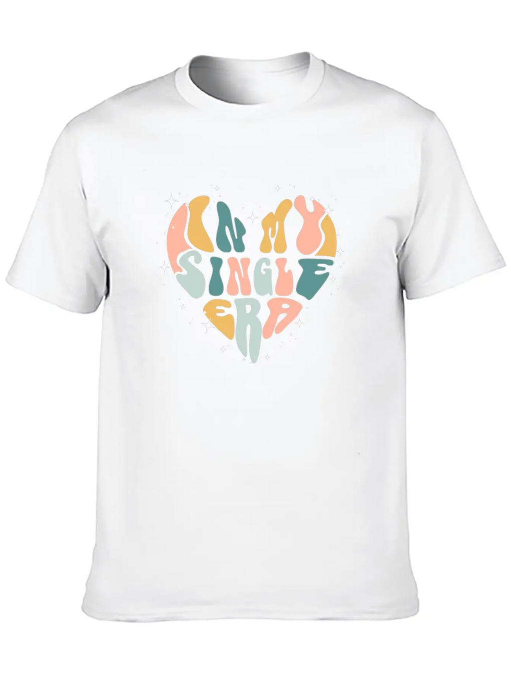 In My Single Era Funny Single Life Essential Cotton Tee For Daily Outfits – Unisex Style