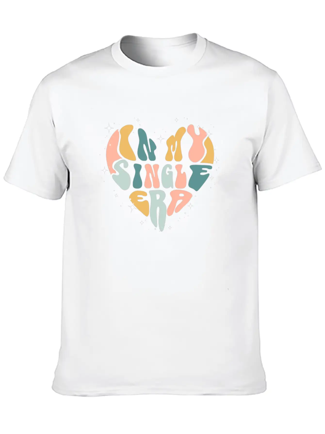 In My Single Era Funny Single Life Essential Cotton Tee For Daily Outfits – Unisex Style