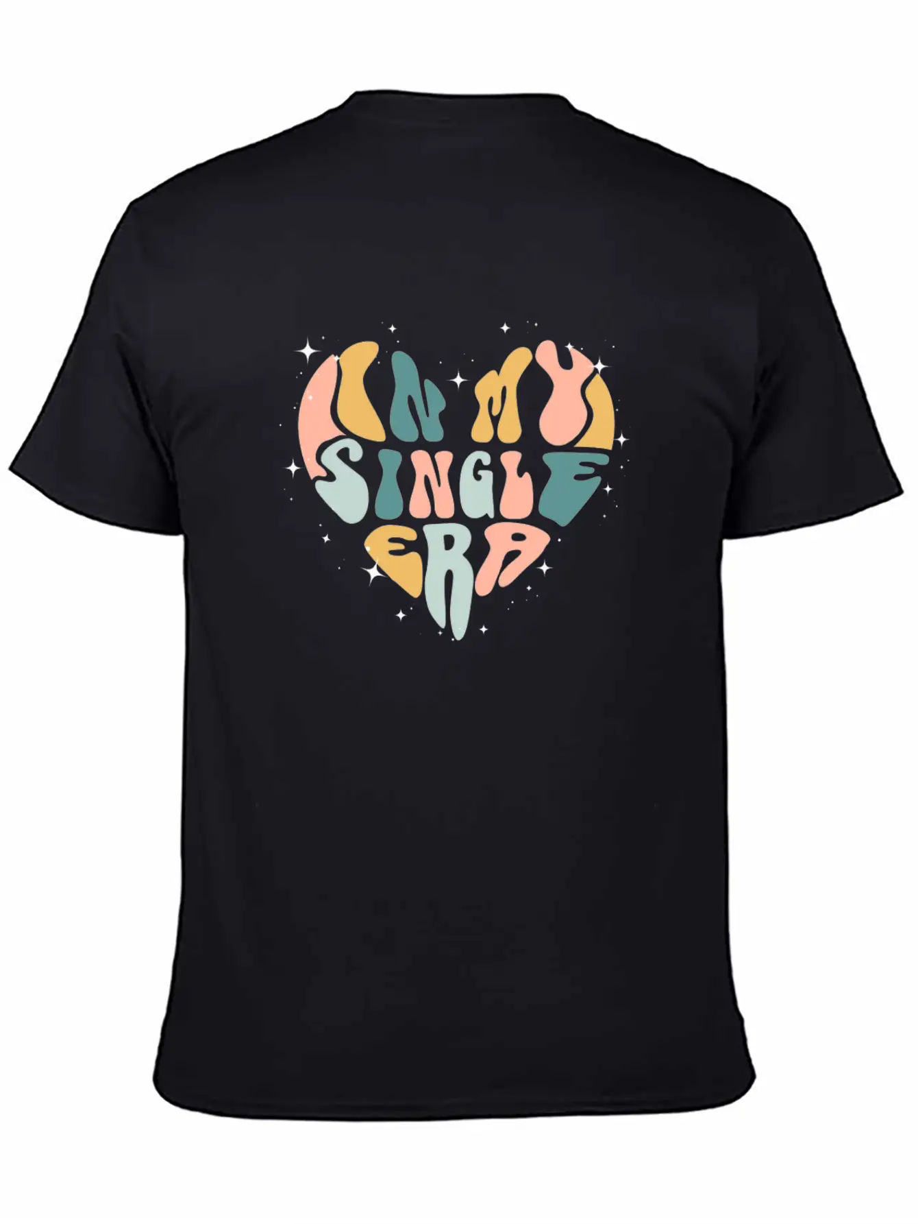 In My Single Era Funny Single Life Essential Cotton Tee For Daily Outfits – Unisex Style