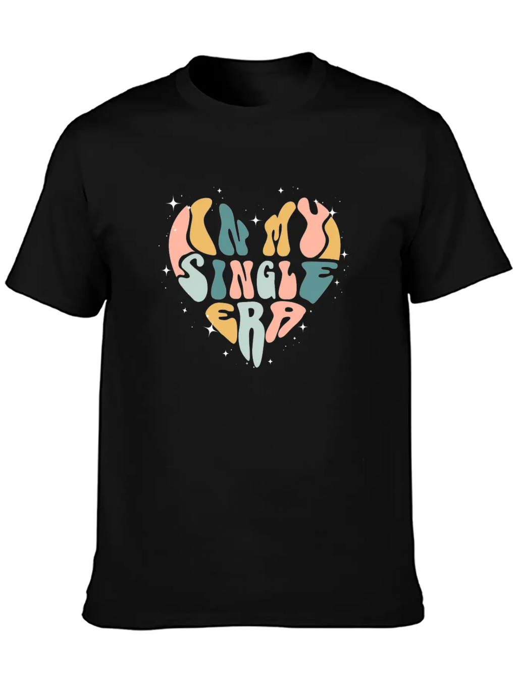 In My Single Era Funny Single Life Essential Cotton Tee For Daily Outfits – Unisex Style
