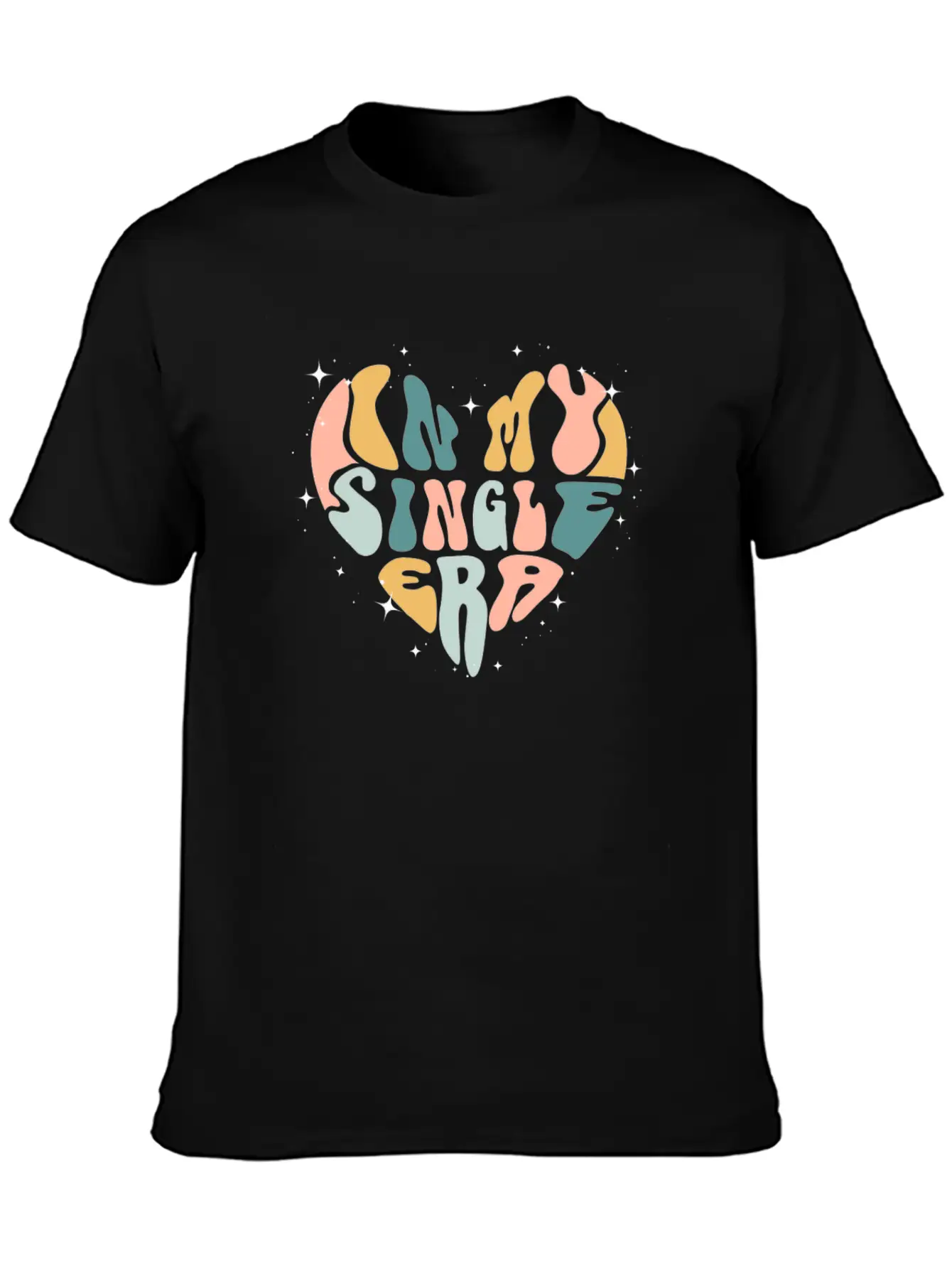 In My Single Era Funny Single Life Essential Cotton Tee For Daily Outfits – Unisex Style