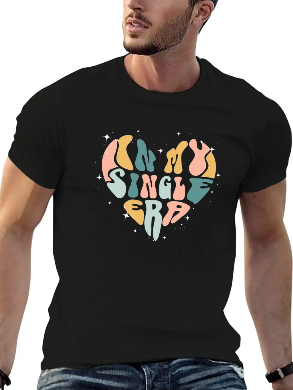 In My Single Era Funny Single Life Essential Cotton Tee For Daily Outfits – Unisex Style