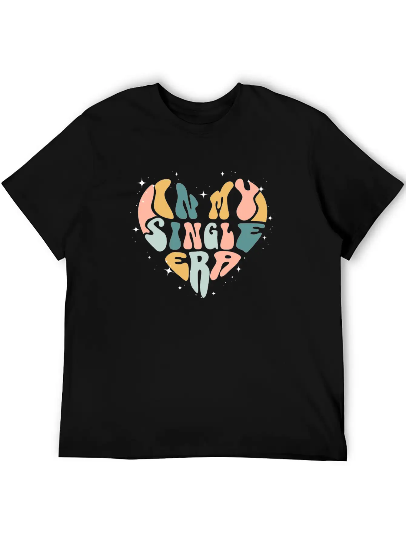 In My Single Era Funny Single Life Essential Cotton Tee For Daily Outfits – Unisex Style