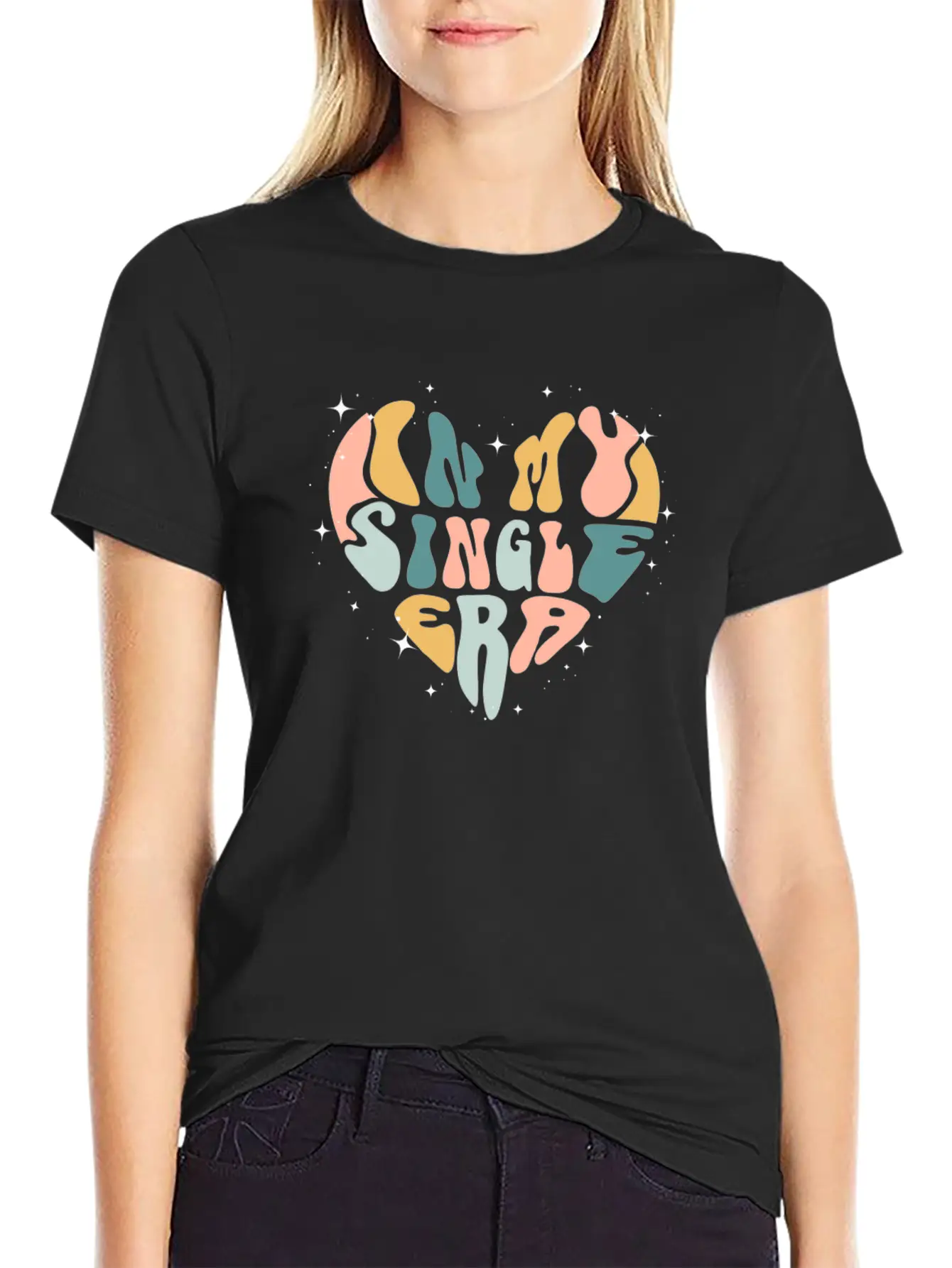 In My Single Era Funny Single Life Essential Cotton Tee For Daily Outfits – Unisex Style