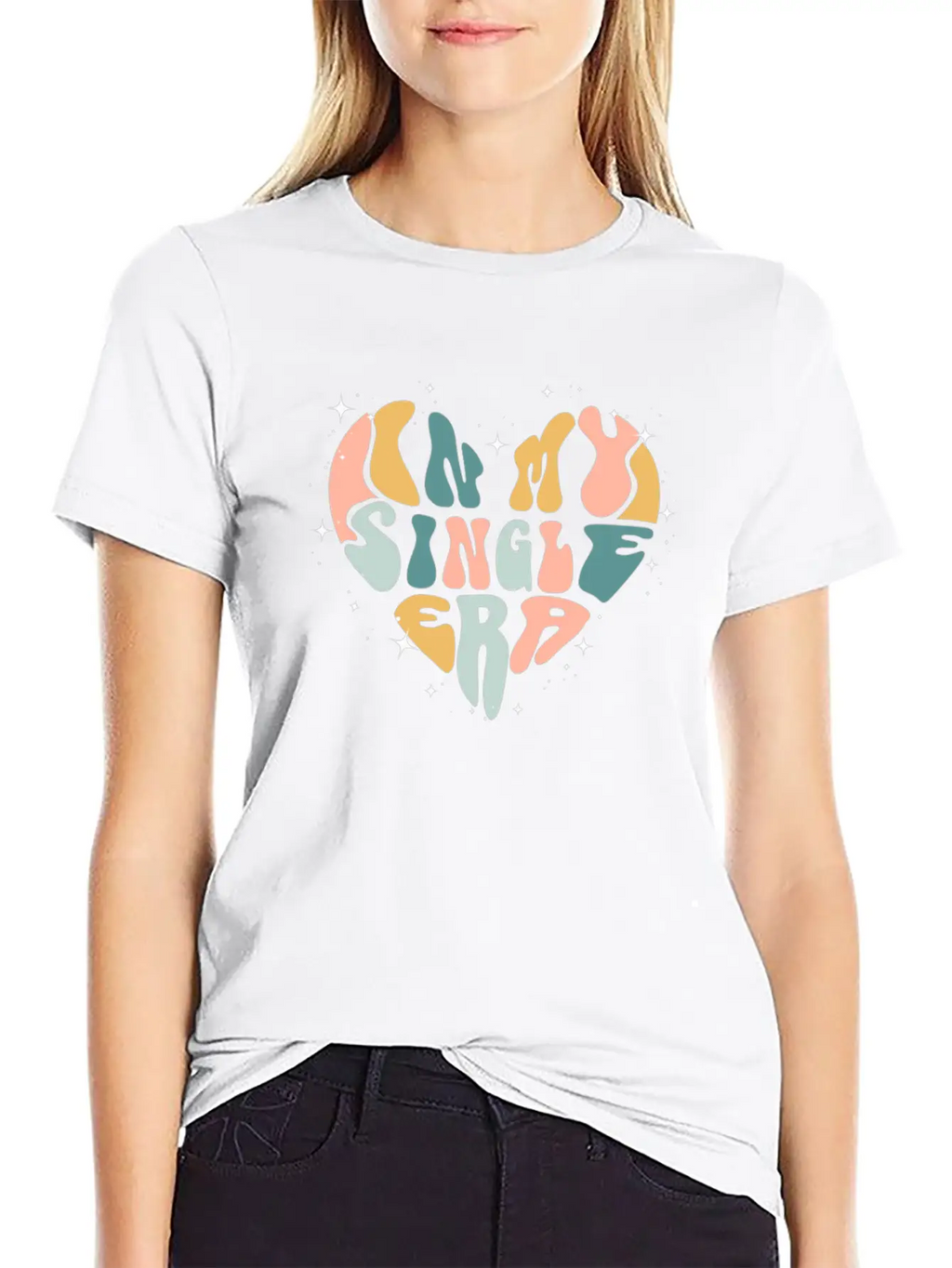 In My Single Era Funny Single Life Essential Cotton Tee For Daily Outfits – Unisex Style