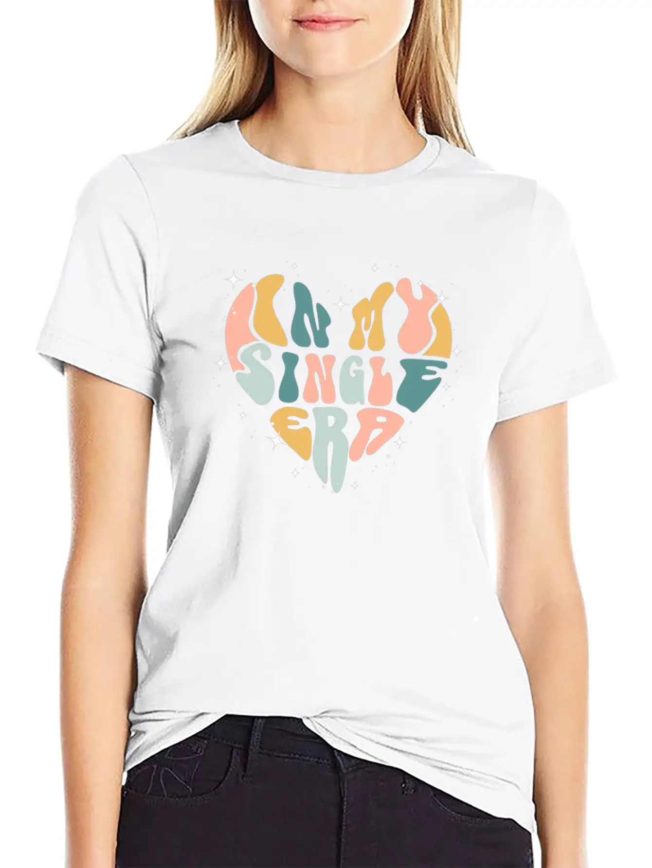 In My Single Era Funny Single Life Essential Cotton Tee For Daily Outfits – Unisex Style