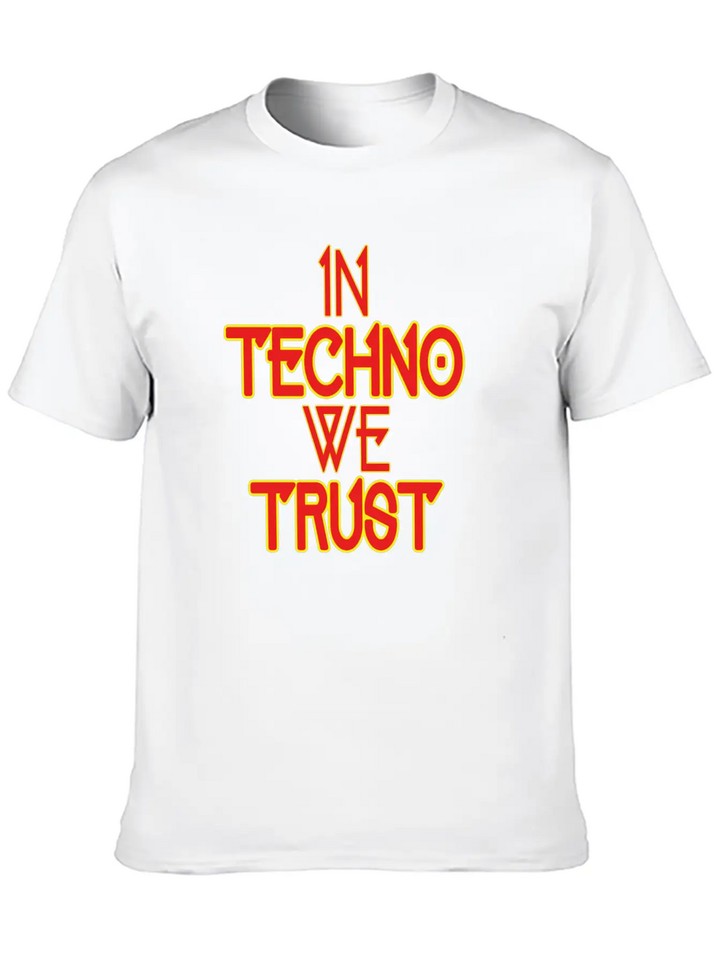 In Techno We Trust Rave Music Essential Unisex Summer Tee – Soft Cotton Casual Fit