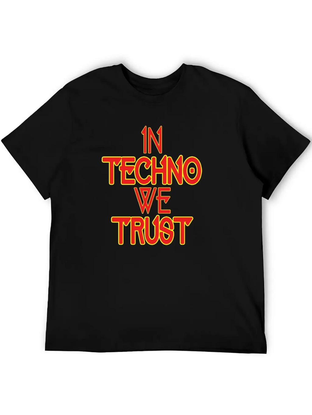In Techno We Trust Rave Music Essential Unisex Summer Tee – Soft Cotton Casual Fit