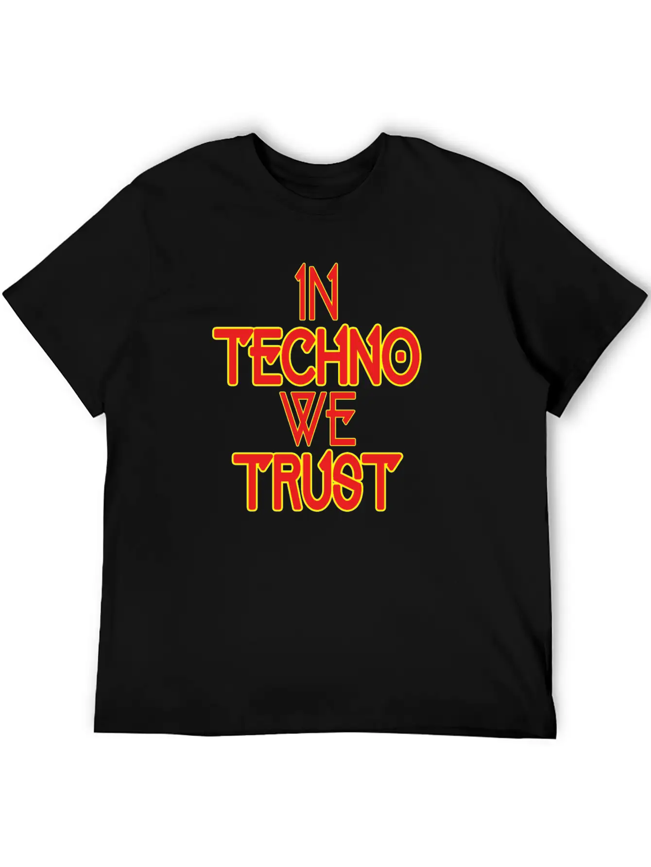 In Techno We Trust Rave Music Essential Unisex Summer Tee – Soft Cotton Casual Fit