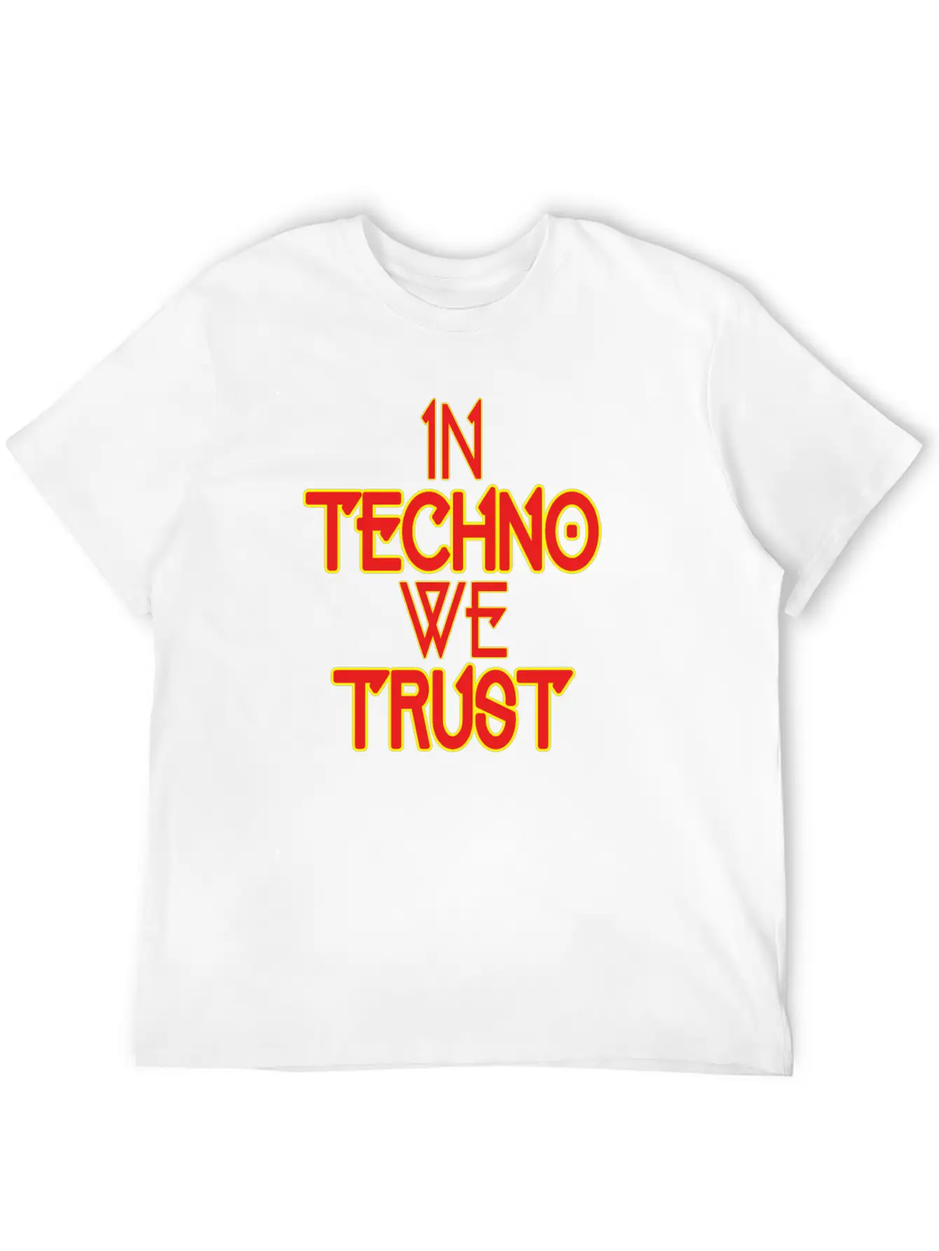 In Techno We Trust Rave Music Essential Unisex Summer Tee – Soft Cotton Casual Fit