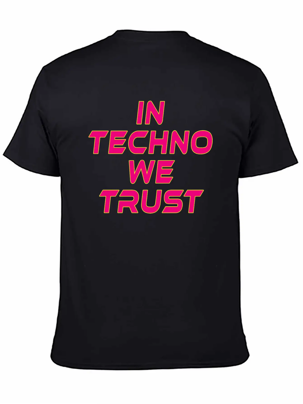 In Techno We Trust Rave Music Timeless Short Sleeve Tee – Comfy And Minimalist Design