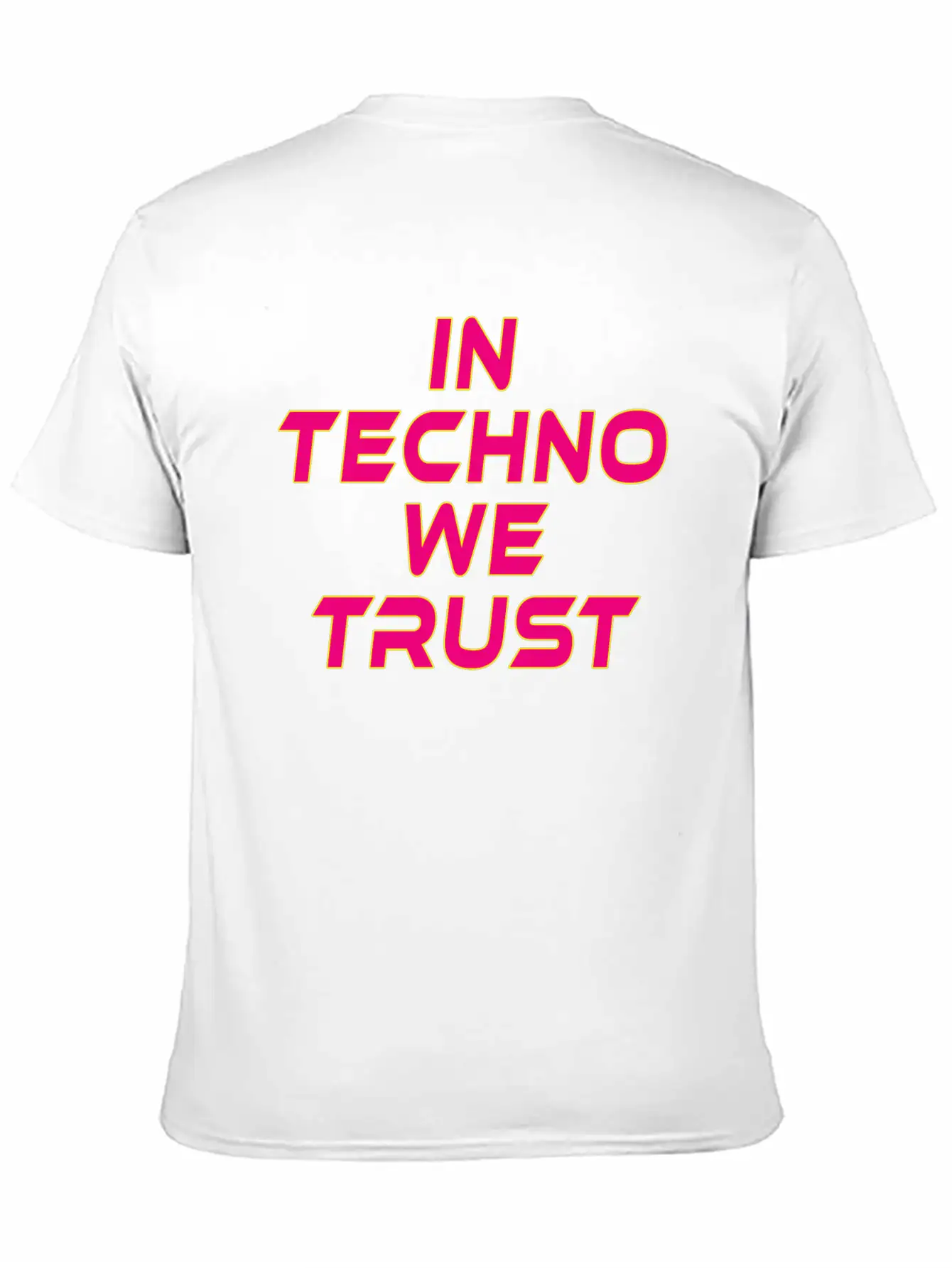 In Techno We Trust Rave Music Timeless Short Sleeve Tee – Comfy And Minimalist Design