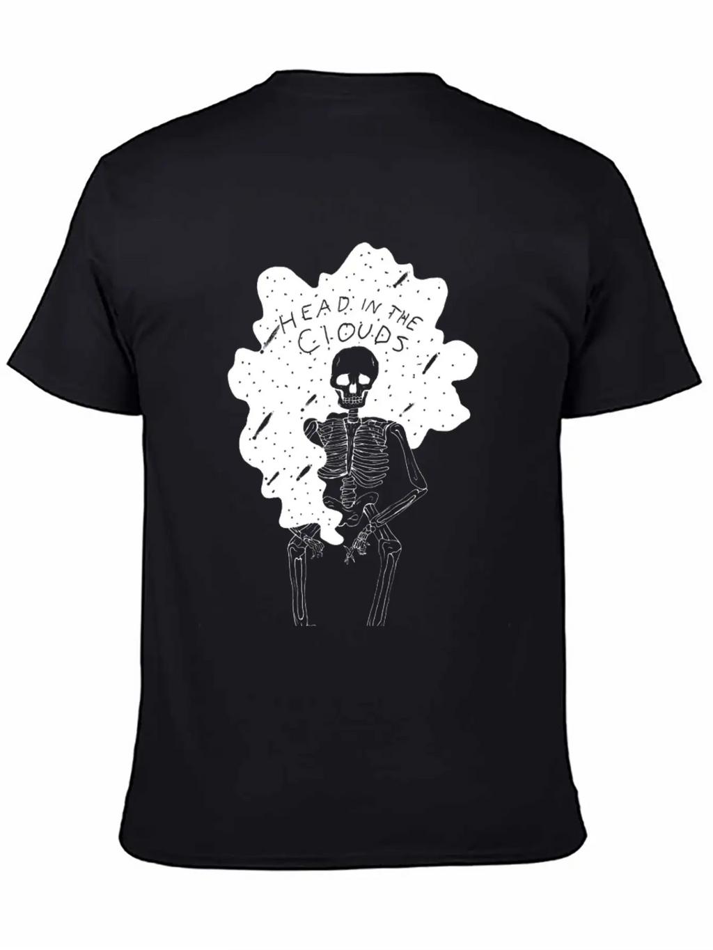In The Clouds (white) Stylish Everyday T-Shirt – Unisex Basic Cotton Tee