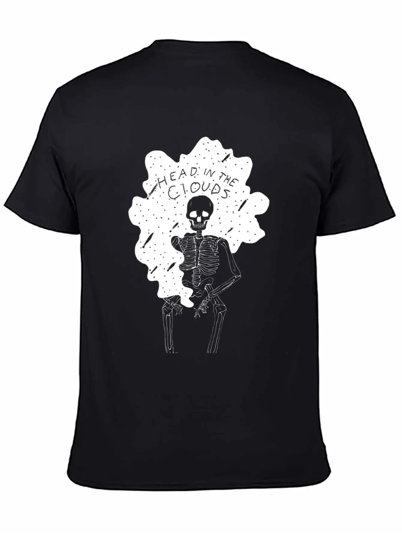 In The Clouds (white) Stylish Everyday T-Shirt – Unisex Basic Cotton Tee