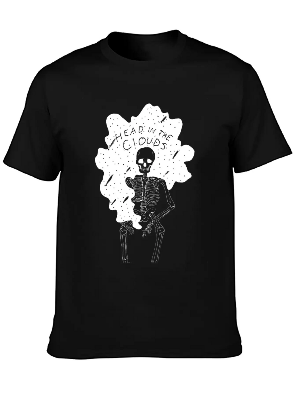 In The Clouds (white) Stylish Everyday T-Shirt – Unisex Basic Cotton Tee