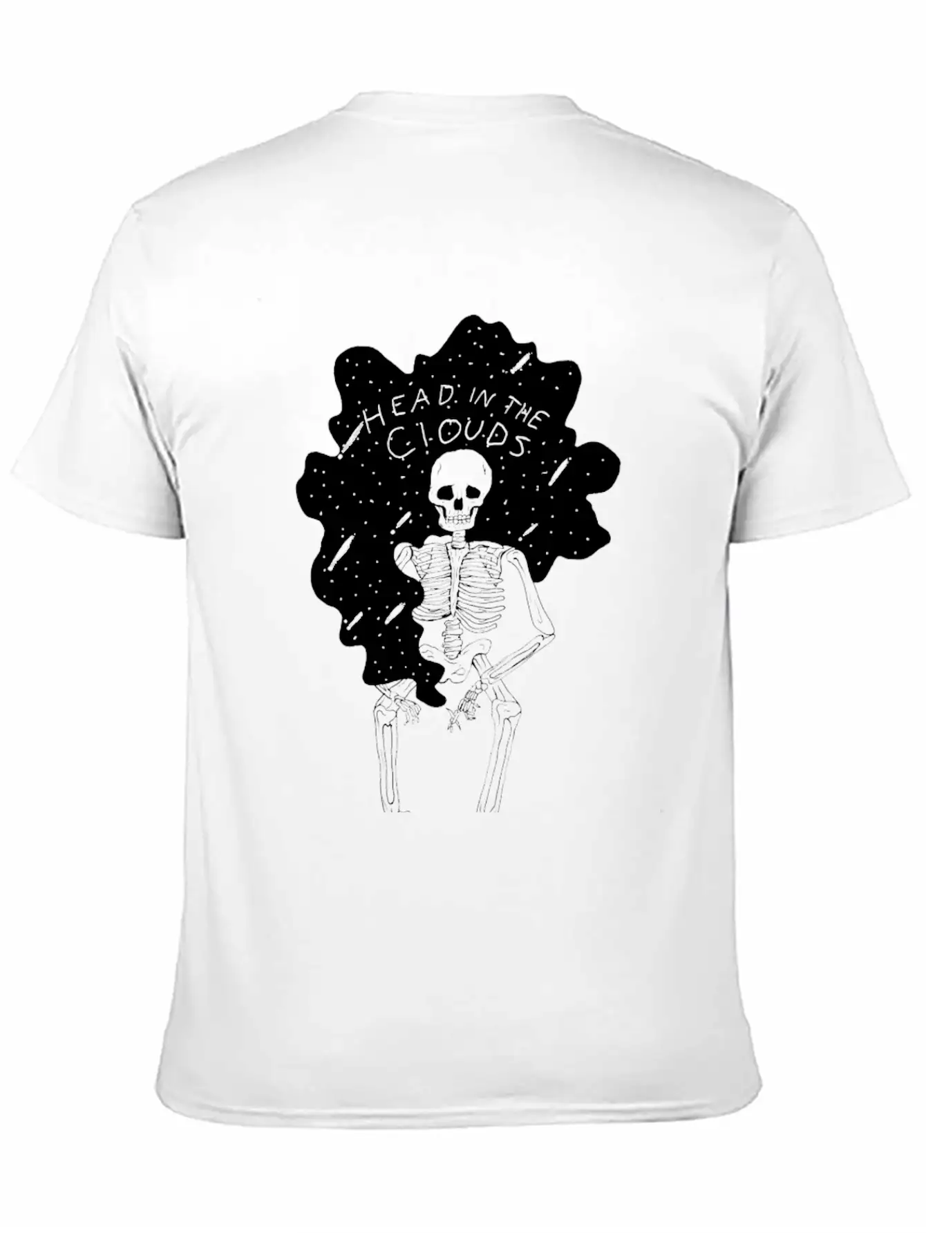 In The Clouds (white) Stylish Everyday T-Shirt – Unisex Basic Cotton Tee