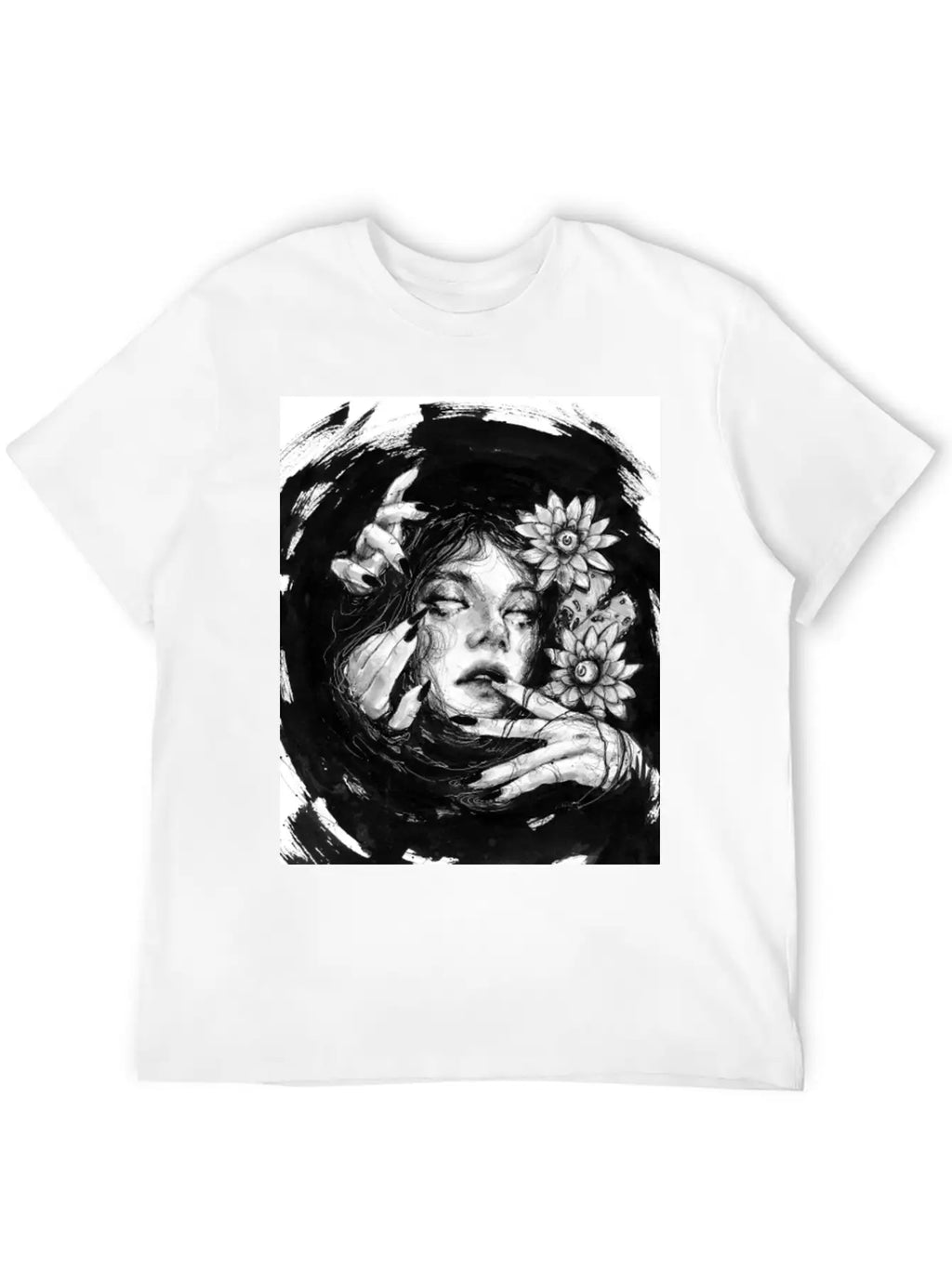 In The Dark Sea Breathable Graphic T-Shirt – Perfect For Casual Days